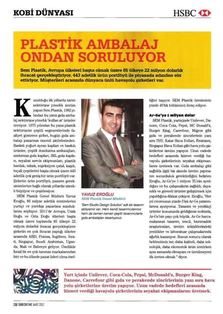 Turkish Time Dergisi Yavuz Eroğlu ile Yapılan Röportaja Yer Verdi. 