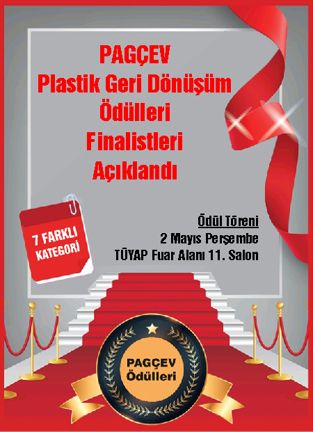 Y2024 PAGÇEV Plastik Geri Dönüşüm Ödülleri Finalistleri Açıklandı