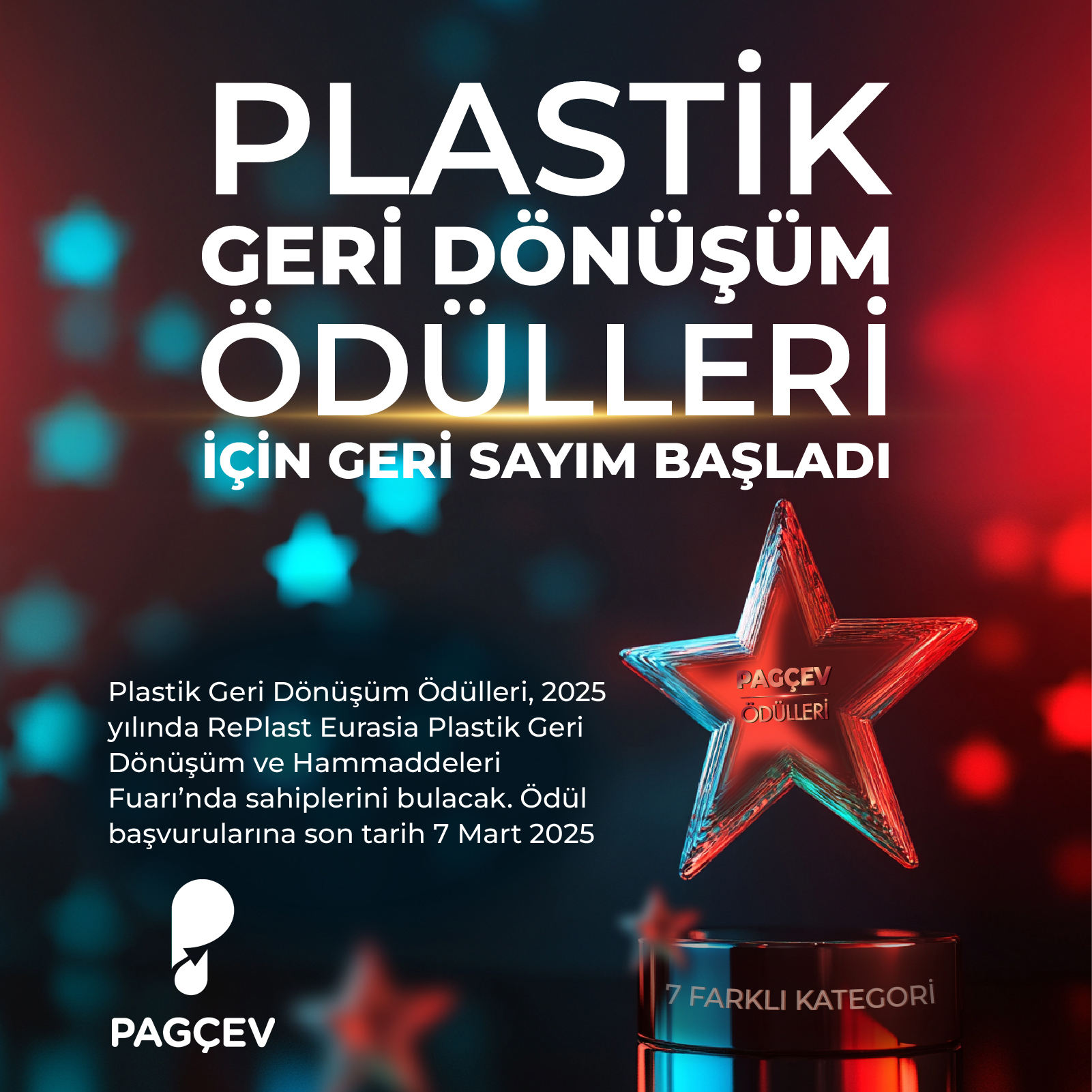 YPAGÇEV Plastik Geri Dönüşüm Ödülleri 2025 Başvuruları Başladı