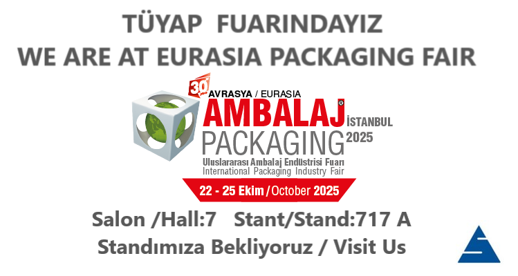 YAvrasya Ambalaj Fuarı 2025 Tüyap Fuarındayız