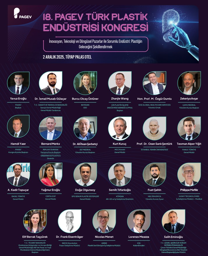 18.PAGEV TÜRK PLASTİK ENDÜSTRİSİ KONGRESİ - 2 ARALIK  2025