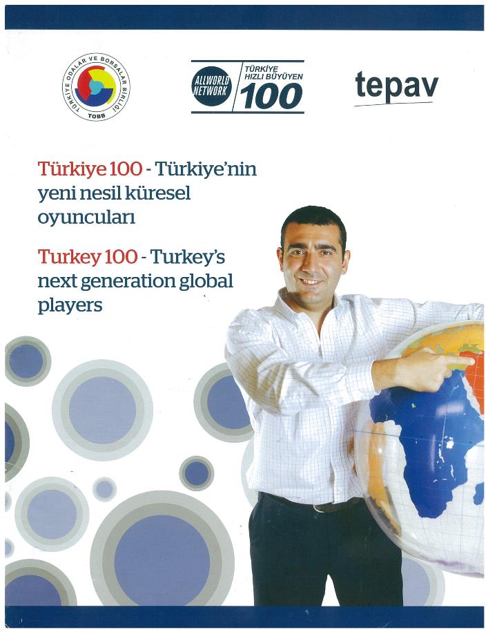 Türkiye Hızlı Büyüyen 100 Şirketi Yarışmasında Grubumuza bağlı iki firmamız iki dönem üst üste ödül aldı.